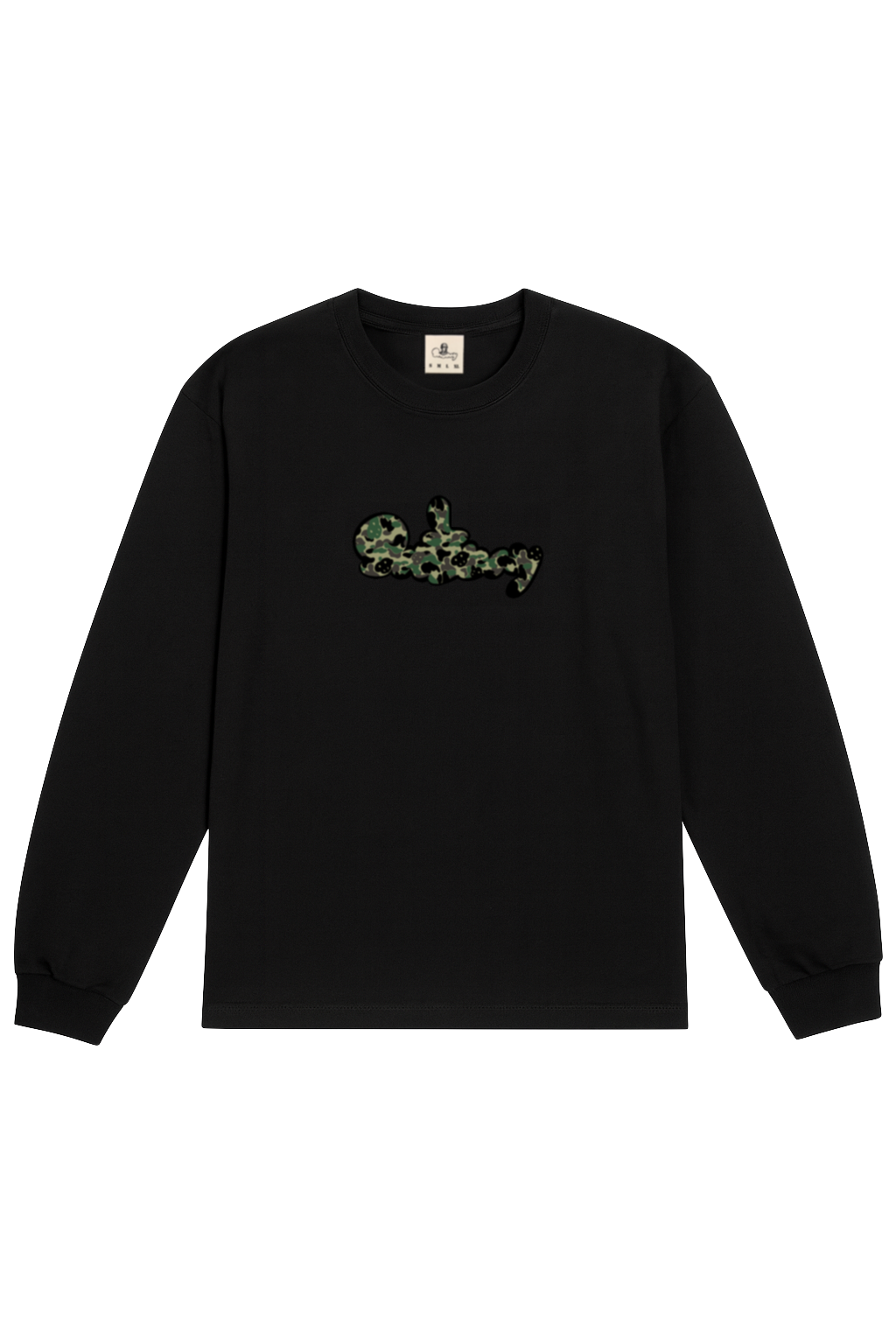 CAMO L/S TEE [BLACK]