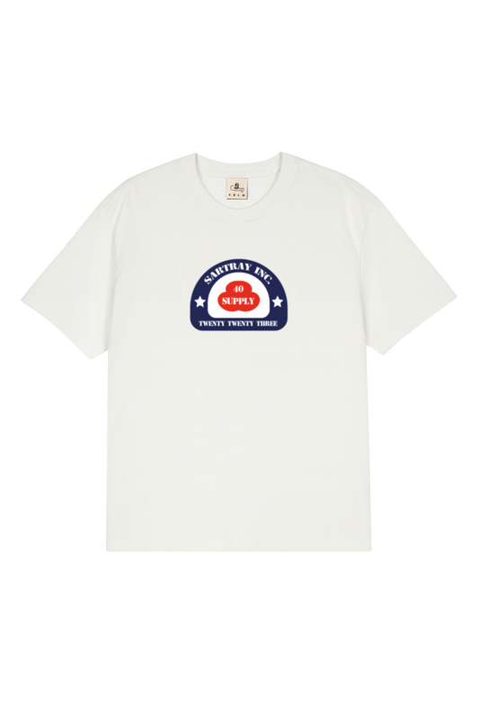 40 SUPPLY TEE [WHITE]